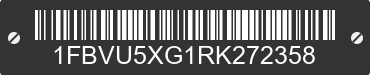 2024 FORD Transit 1FBVU5XG1RK272358 VIN decoded