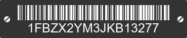 2018 FORD Transit 1FBZX2YM3JKB13277 VIN decoded