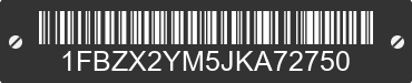 2018 FORD Transit 1FBZX2YM5JKA72750 VIN decoded