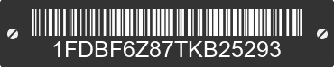 2026 FORD Transit 1FDBF6Z87TKB25293 VIN decoded