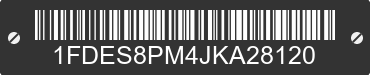 2018 FORD Transit 1FDES8PM4JKA28120 VIN decoded