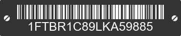2020 FORD Transit 1FTBR1C89LKA59885 VIN decoded