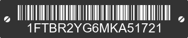 2021 FORD Transit 1FTBR2YG6MKA51721 VIN decoded