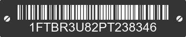 2023 FORD Transit 1FTBR3U82PT238346 VIN decoded