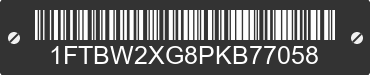 2023 FORD Transit 1FTBW2XG8PKB77058 VIN decoded