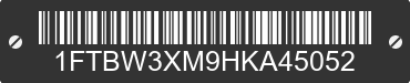 2017 FORD Transit 1FTBW3XM9HKA45052 VIN decoded