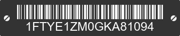 2016 FORD Transit 1FTYE1ZM0GKA81094 VIN decoded