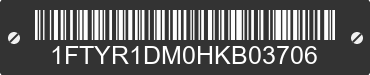 2017 FORD Transit 1FTYR1DM0HKB03706 VIN decoded