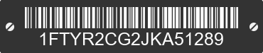 2018 FORD Transit 1FTYR2CG2JKA51289 VIN decoded