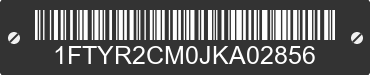 2018 FORD Transit 1FTYR2CM0JKA02856 VIN decoded