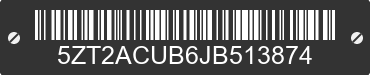 2018 FOREST RIVER Acadia 5ZT2ACUB6JB513874 VIN decoded