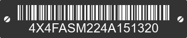 2004 FOREST RIVER All American Sport 4X4FASM224A151320 VIN decoded