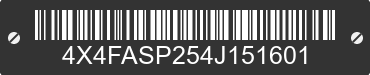 2004 FOREST RIVER All American Sport 4X4FASP254J151601 VIN decoded