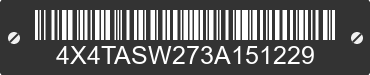 2003 FOREST RIVER All American Sport 4X4TASW273A151229 VIN decoded