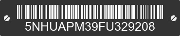 2015 FOREST RIVER Auto Plus 5NHUAPM39FU329208 VIN decoded