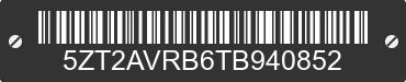 2026 FOREST RIVER Avenger 5ZT2AVRB6TB940852 VIN decoded