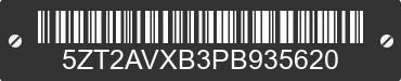 2023 FOREST RIVER Avenger 5ZT2AVXB3PB935620 VIN decoded