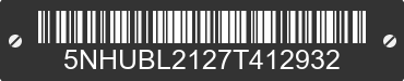 2007 FOREST RIVER Blazer 5NHUBL2127T412932 VIN decoded