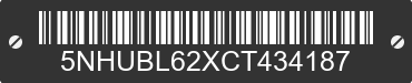 2012 FOREST RIVER Blazer 5NHUBL62XCT434187 VIN decoded