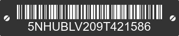 2009 FOREST RIVER Blazer 5NHUBLV209T421586 VIN decoded