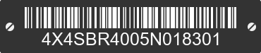 2005 FOREST RIVER Bronco 4X4SBR4005N018301 VIN decoded