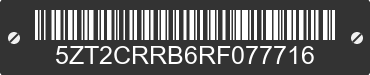 2024 FOREST RIVER Campsite Reserve 5ZT2CRRB6RF077716 VIN decoded
