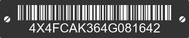 2004 FOREST RIVER Cardinal Towables 4X4FCAK364G081642 VIN decoded