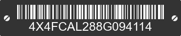 2008 FOREST RIVER Cardinal Towables 4X4FCAL288G094114 VIN decoded