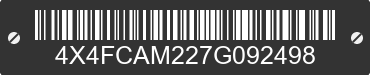 2007 FOREST RIVER Cardinal Towables 4X4FCAM227G092498 VIN decoded