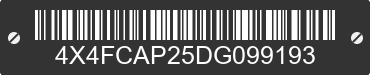 2013 FOREST RIVER Cardinal Towables 4X4FCAP25DG099193 VIN decoded