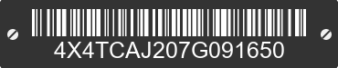 2007 FOREST RIVER Cardinal Towables 4X4TCAJ207G091650 VIN decoded