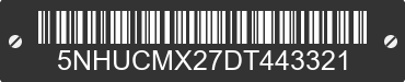 2013 FOREST RIVER Cargo Mate 5NHUCMX27DT443321 VIN decoded