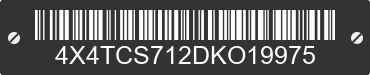 2013 FOREST RIVER Cascades 4X4TCS712DKO19975 VIN decoded
