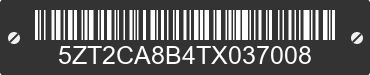 2026 FOREST RIVER Catalina 5ZT2CA8B4TX037008 VIN decoded