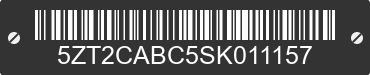 2025 FOREST RIVER Catalina 5ZT2CABC5SK011157 VIN decoded