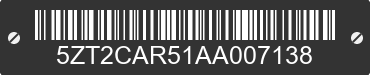 2010 FOREST RIVER Catalina 5ZT2CAR51AA007138 VIN decoded