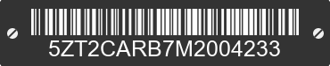 2021 FOREST RIVER Catalina 5ZT2CARB7M2004233 VIN decoded