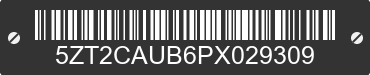 2023 FOREST RIVER Catalina 5ZT2CAUB6PX029309 VIN decoded