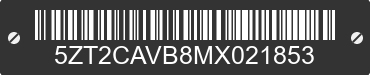 2021 FOREST RIVER Catalina 5ZT2CAVB8MX021853 VIN decoded