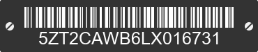 2020 FOREST RIVER Catalina 5ZT2CAWB6LX016731 VIN decoded