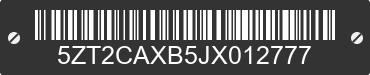 2018 FOREST RIVER Catalina 5ZT2CAXB5JX012777 VIN decoded