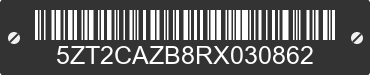 2024 FOREST RIVER Catalina 5ZT2CAZB8RX030862 VIN decoded