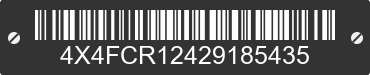 2002 FOREST RIVER Cedar Creek 4X4FCR12429185435 VIN decoded