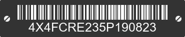 2005 FOREST RIVER Cedar Creek 4X4FCRE235P190823 VIN decoded