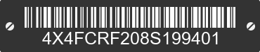 2008 FOREST RIVER Cedar Creek 4X4FCRF208S199401 VIN decoded