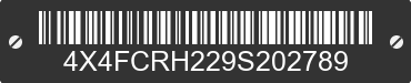 2009 FOREST RIVER Cedar Creek 4X4FCRH229S202789 VIN decoded