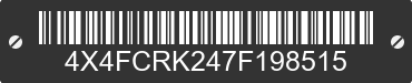 2007 FOREST RIVER Cedar Creek 4X4FCRK247F198515 VIN decoded