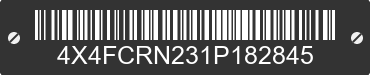 2001 FOREST RIVER Cedar Creek 4X4FCRN231P182845 VIN decoded