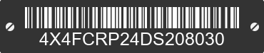 2013 FOREST RIVER Cedar Creek 4X4FCRP24DS208030 VIN decoded