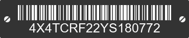 2000 FOREST RIVER Cedar Creek 4X4TCRF22YS180772 VIN decoded